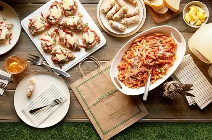 Carrabba’s Italian Grill has a vast range of vegan and gluten-free food to select there.
